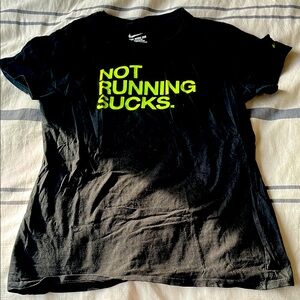 Women’s Nike Black Running Tee